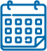 blue calendar icon