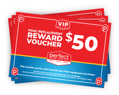 $50 HVAC replacement reward vouchers