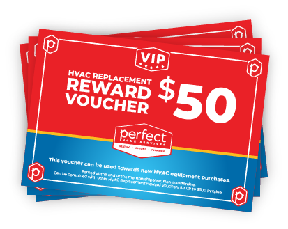 $50 HVAC replacement reward vouchers