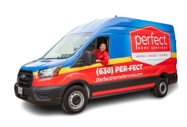 Perfect Home Services employee in van